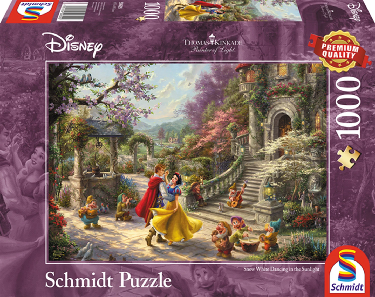 DISNEY SCHNEEWITTCHEN TANZT MIT DEM PRINZEN 1000 TEILE