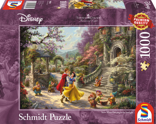 DISNEY BIANCANEVE BALLA COL PRINCIPE 1000 PEZZI