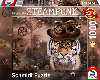 TIGRE STEAMPUNK 1000 PIÈCES