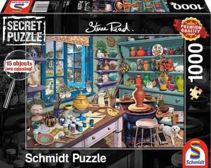 PUZZLE SECRET : L'ATELIER DE L'ARTISTE 1000 PIÈCES