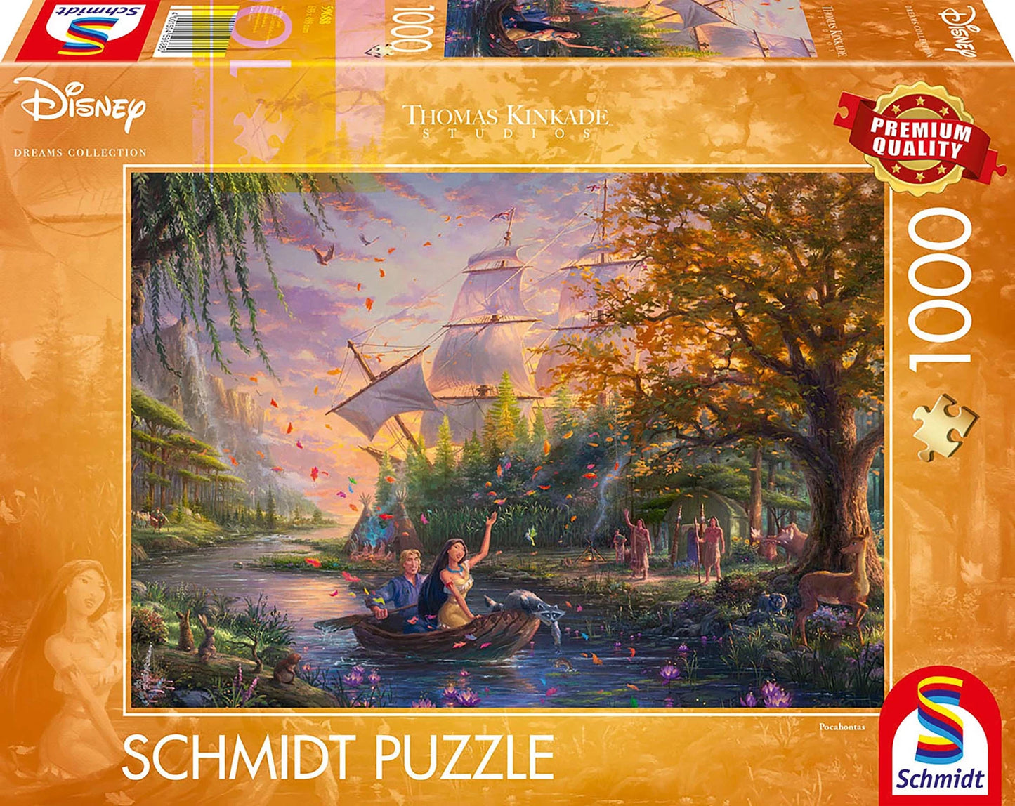 DISNEY POCAHONTAS 1000 PEZZI