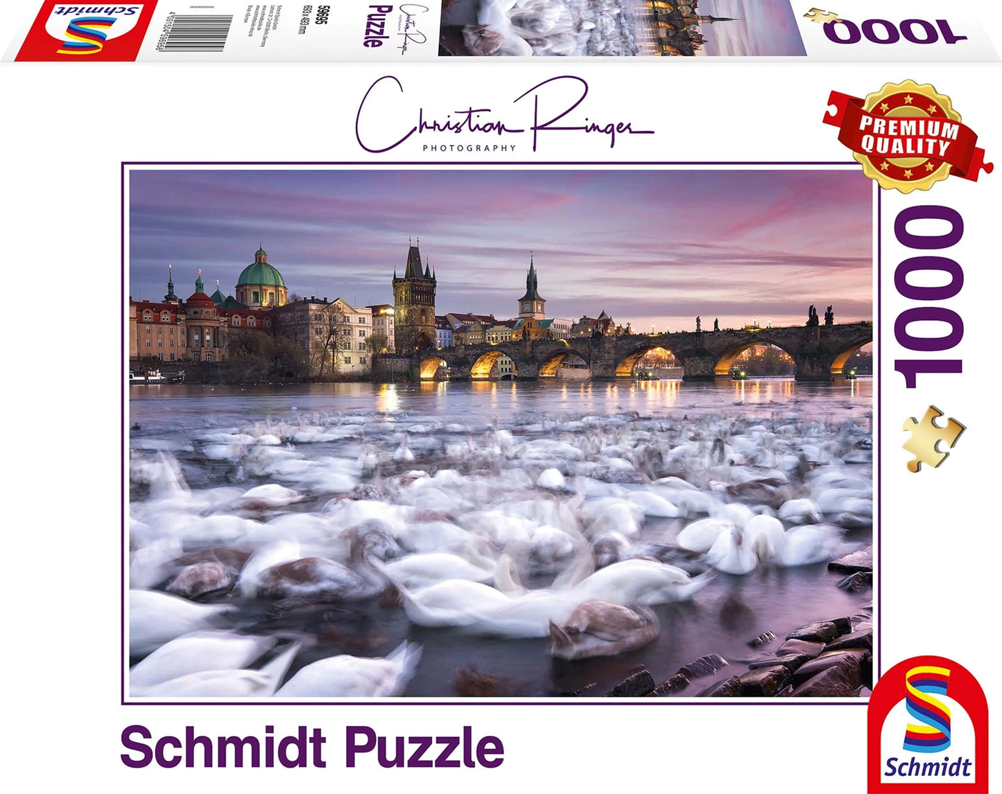 CIGNI DI PRAGA 1000 PEZZI