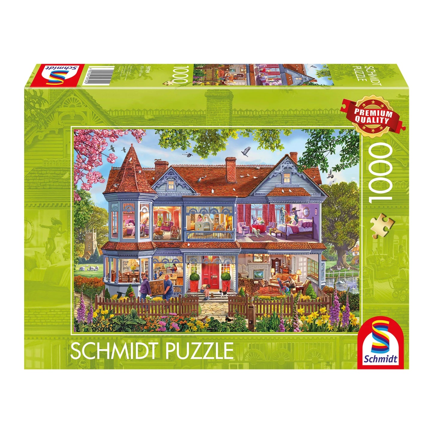 MAISON AU PRINTEMPS 1000 PIÈCES