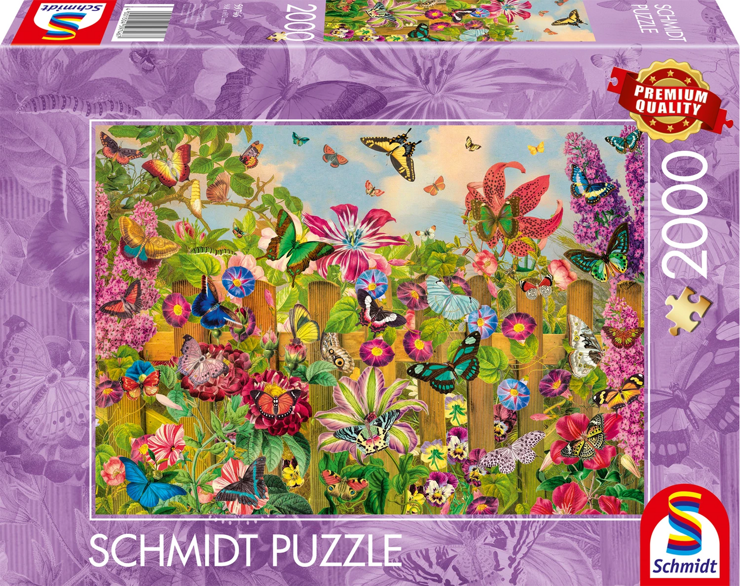 BELLISSIMO GIARDINO DELLE FARFALLE, 2000 PEZZI