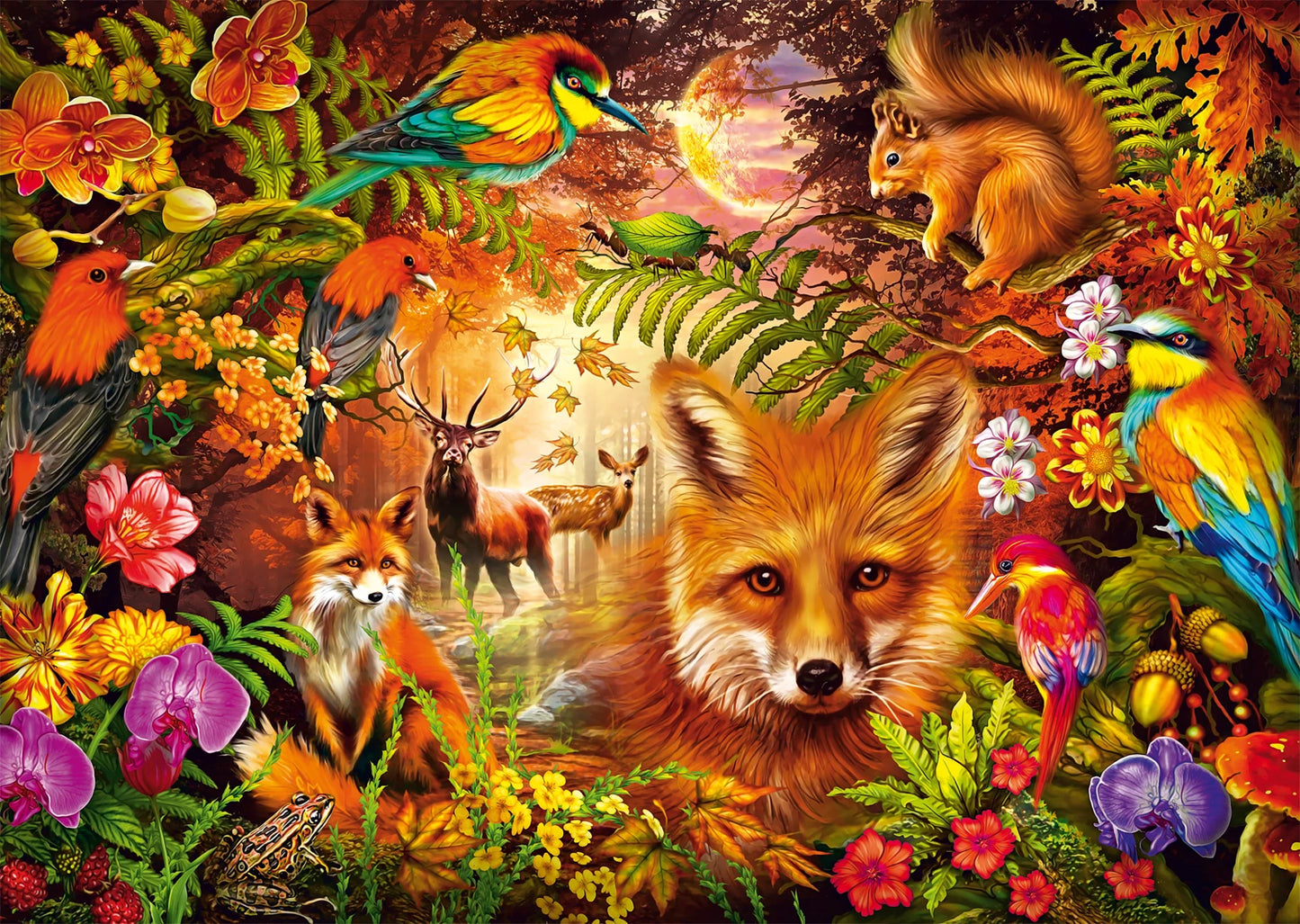 FLEURS, FOURRURES ET PLUMES, 1000 PIÈCES