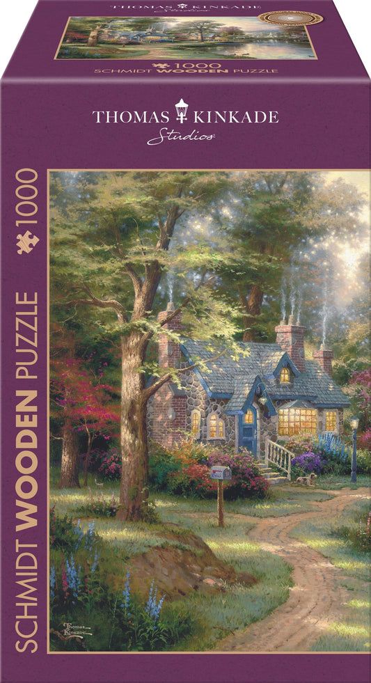 PUZZLE IN LEGNO: LAGO DELLA CITTÀ NATALE 1000 PEZZI