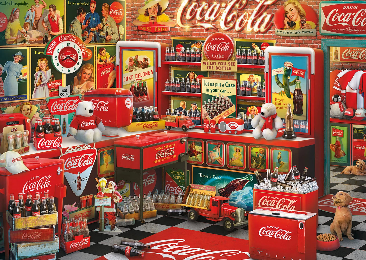 COCA-COLA : BOUTIQUE NOSTALGIA - 1000 PIÈCES