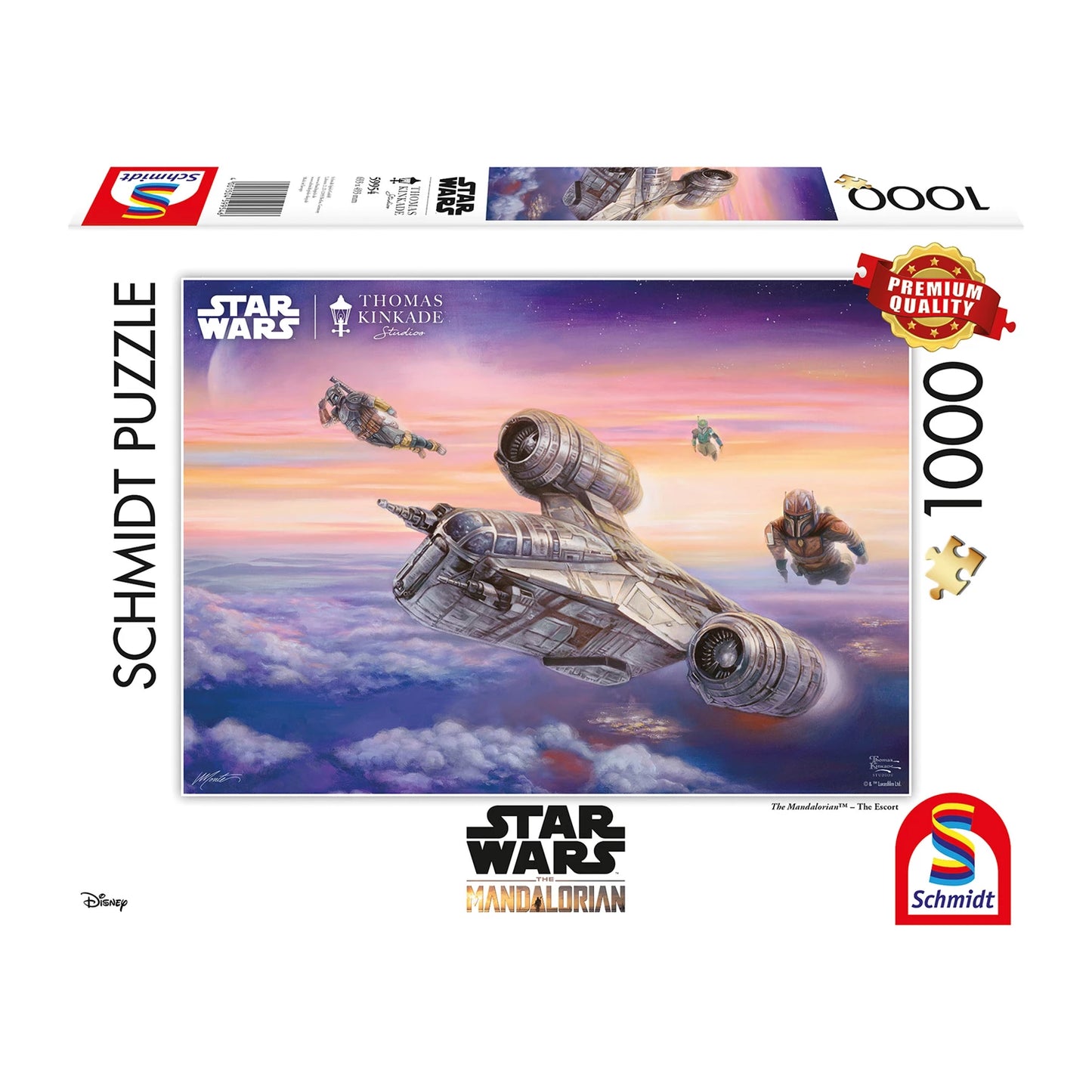THE MANDALORIAN : ESCORTE 1000 PIÈCES