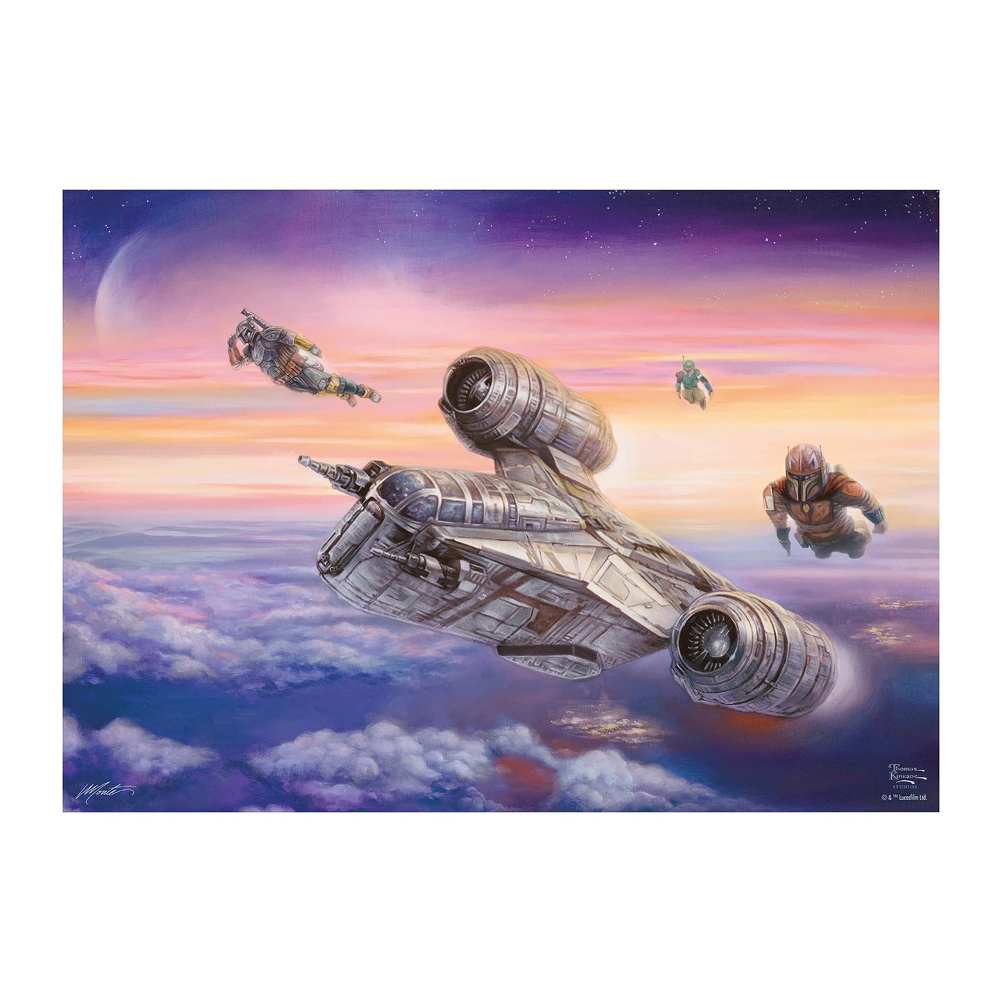 THE MANDALORIAN : ESCORTE 1000 PIÈCES