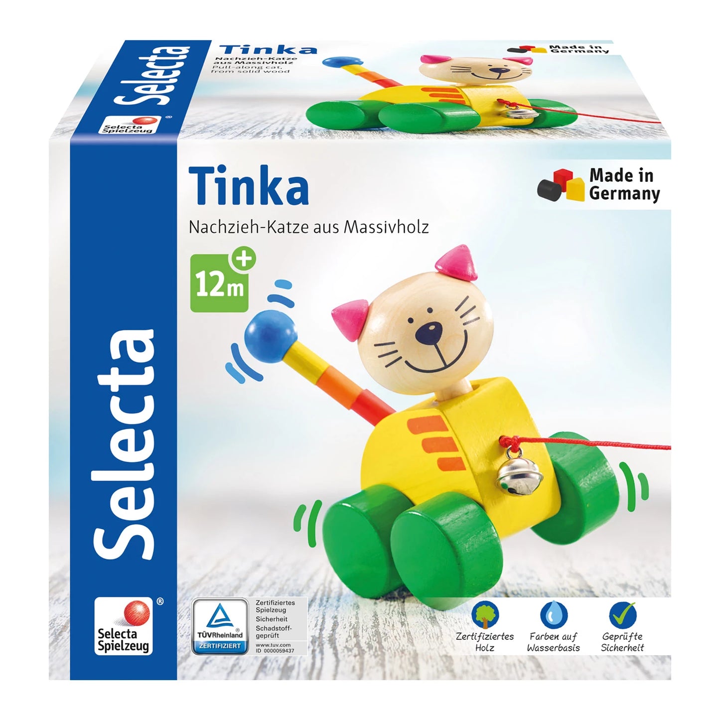 TINKA-ZIEHKATZE, 12 CM