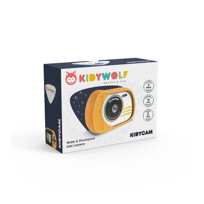 GELBE FOTOAPPARAT UND VIDEOCAMERA