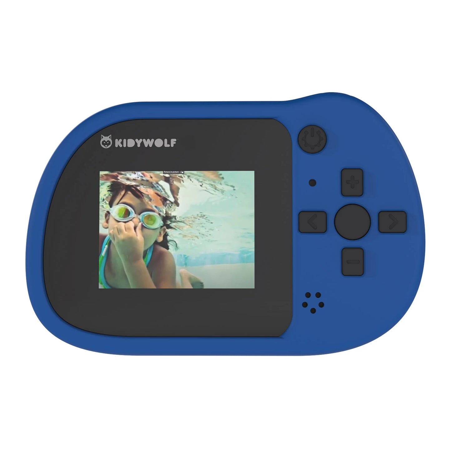 MACCHINA FOTOGRAFICA E VIDEOCAMERA BLU