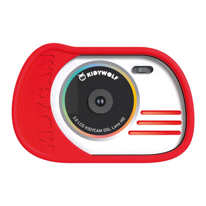 MACCHINA FOTOGRAFICA E VIDEOCAMERA ROSSA