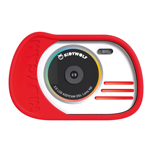 MACCHINA FOTOGRAFICA E VIDEOCAMERA ROSSA