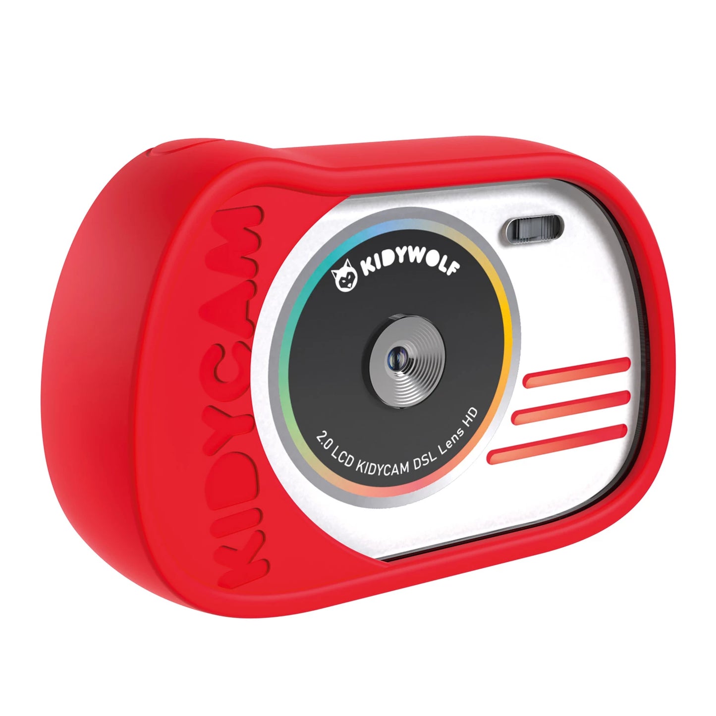 MACCHINA FOTOGRAFICA E VIDEOCAMERA ROSSA