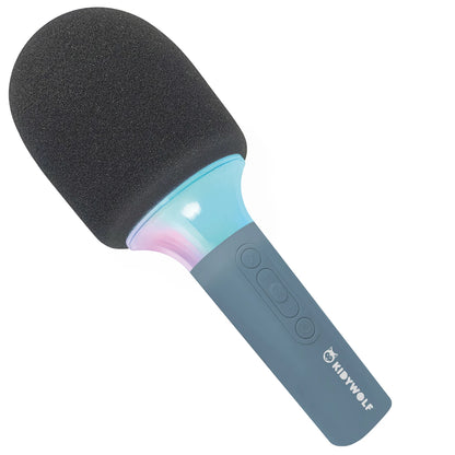 MICROFONO BLUETOOTH CON LUCE BLU