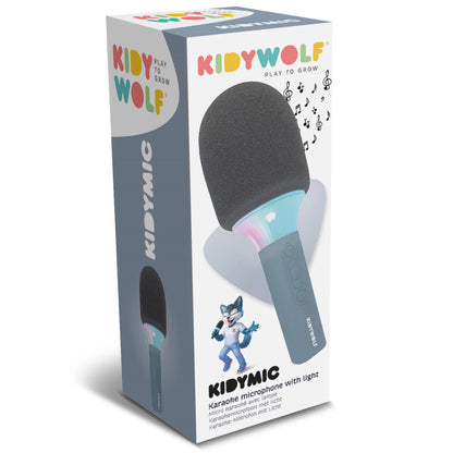 MICROFONO BLUETOOTH CON LUCE BLU
