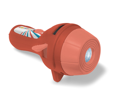 LAMPE DE POCHE PROJECTEUR ROUGE AVEC 3 DISQUES D'IMAGE INCLUS