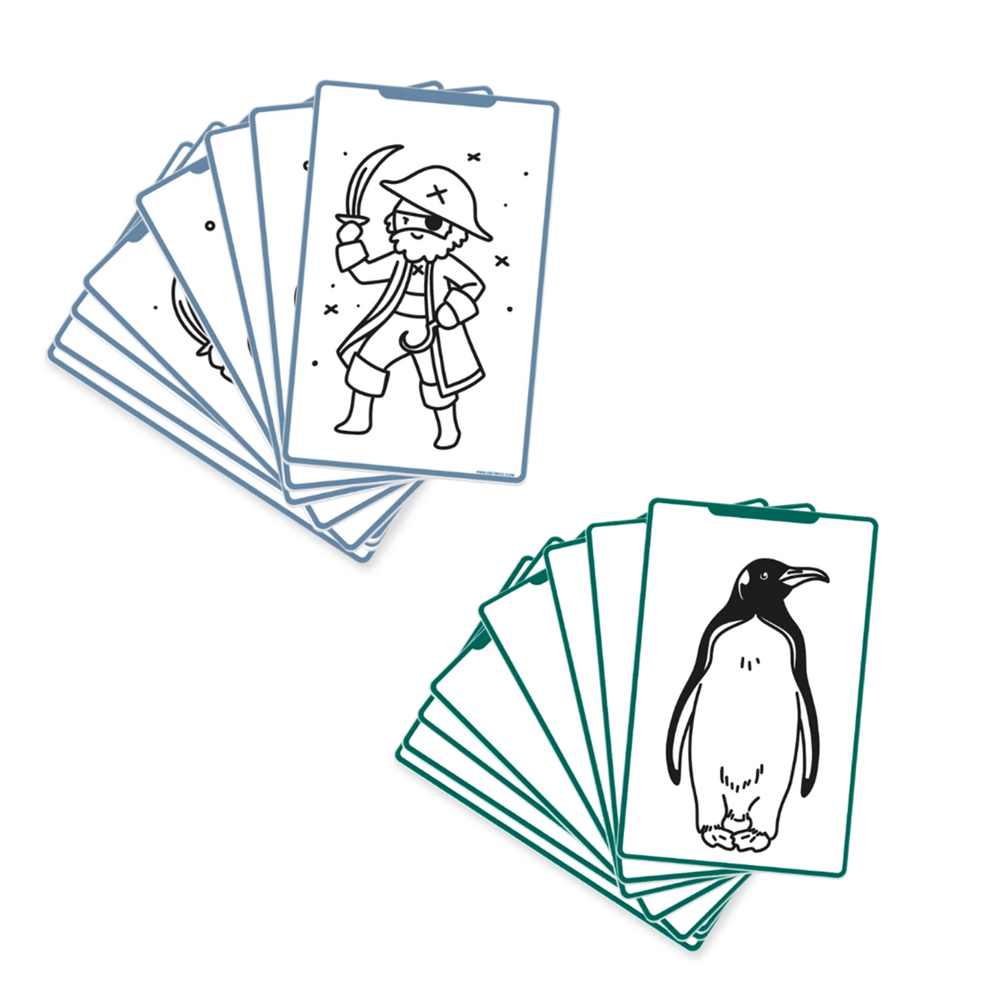 NACHFÜLLPACKUNG WILDE TIERE UND PIRATEN FÜR DESIGN BOARD