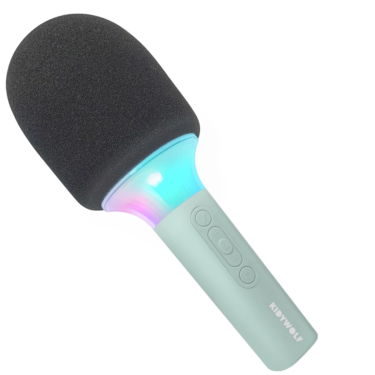 MICROPHONE BLUETOOTH AVEC LUMIÈRE VERTE