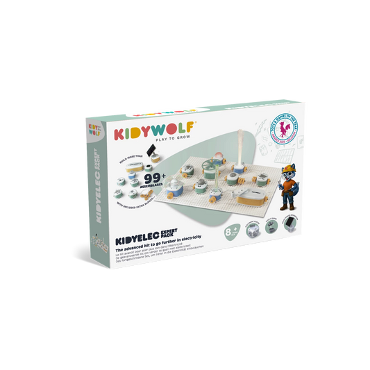 KIT PER ESPERIMENTI SULL'ELETTRICITÀ, 18 PEZZI.