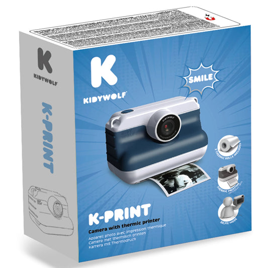 FOTOCAMERA ISTANTANEA CON FUNZIONE SELFIE, BLU