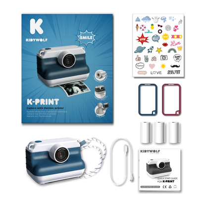 SOFORTBILD-KAMERA MIT SELFIE-FUNKTION, BLAU