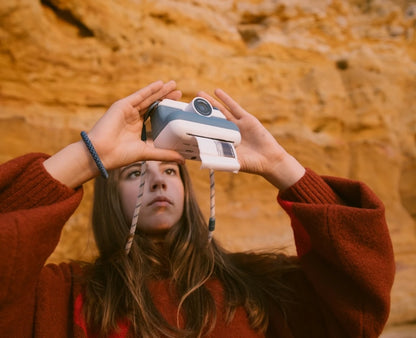 SOFORTBILD-KAMERA MIT SELFIE-FUNKTION, BLAU