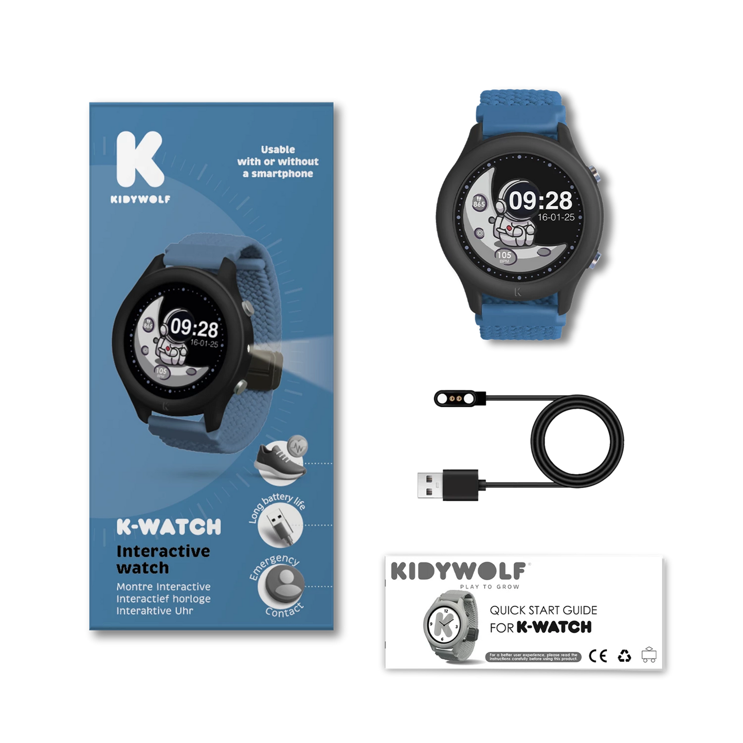 SMARTWATCH, BLAU