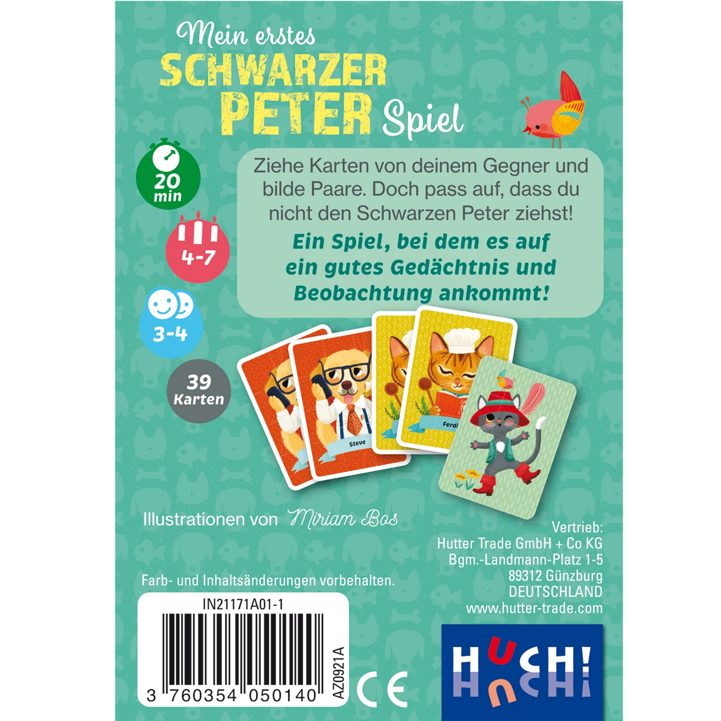 IL MIO PRIMO GIOCO DI BLACK PETER - CANI E GATTI (D)
