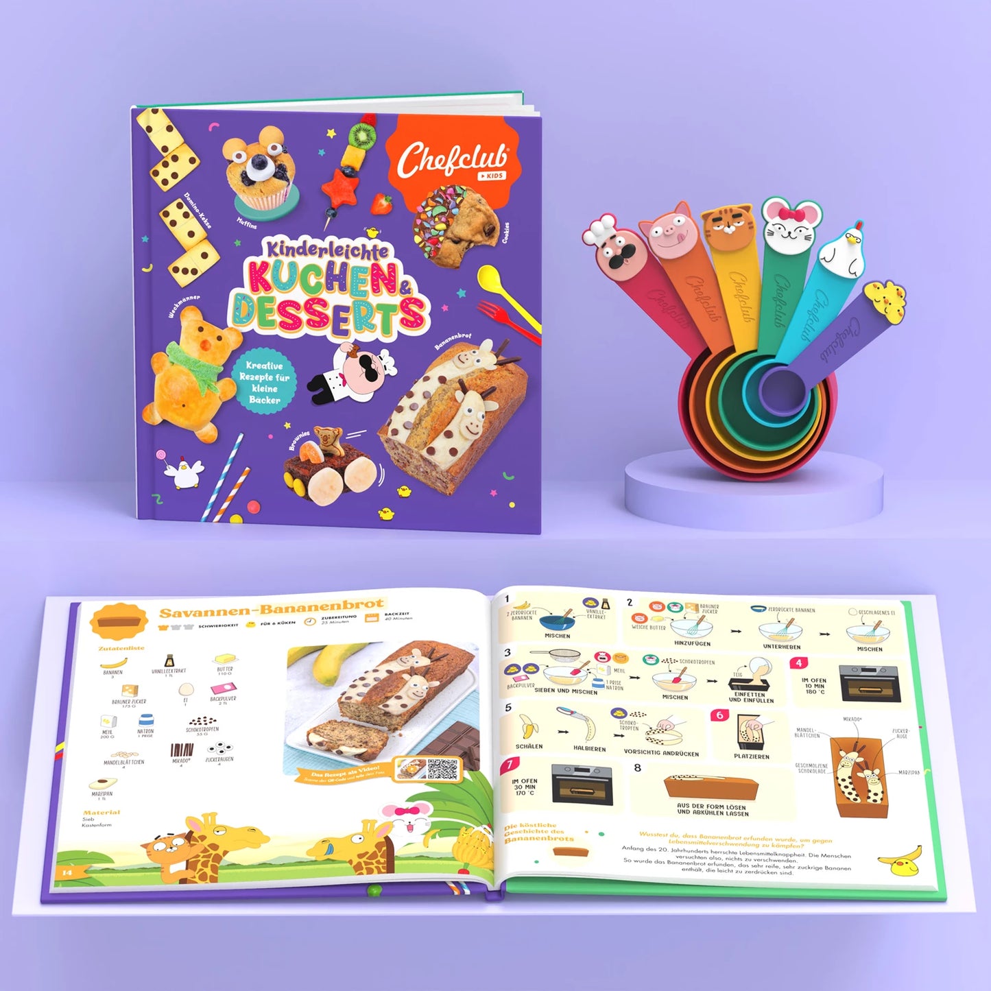 REZEPTBUCH - EINFACHE KUCHEN UND DESSERTS FÜR KINDER