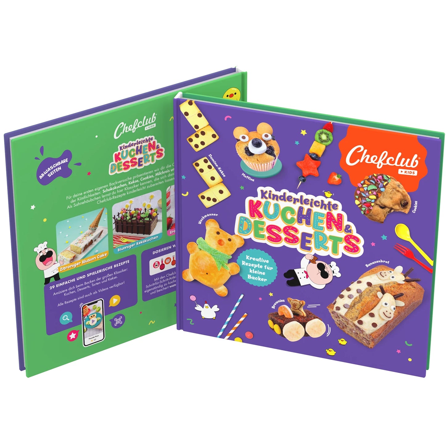 REZEPTBUCH - EINFACHE KUCHEN UND DESSERTS FÜR KINDER