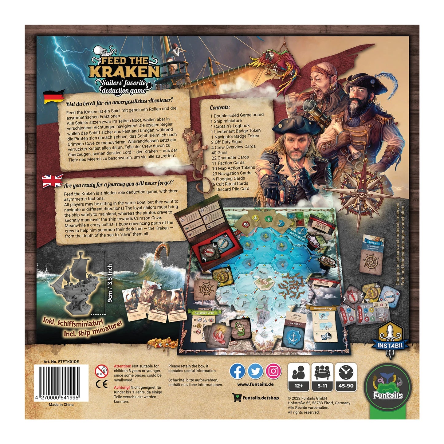 JEU DE BASE FEED THE KRAKEN (A,A)
