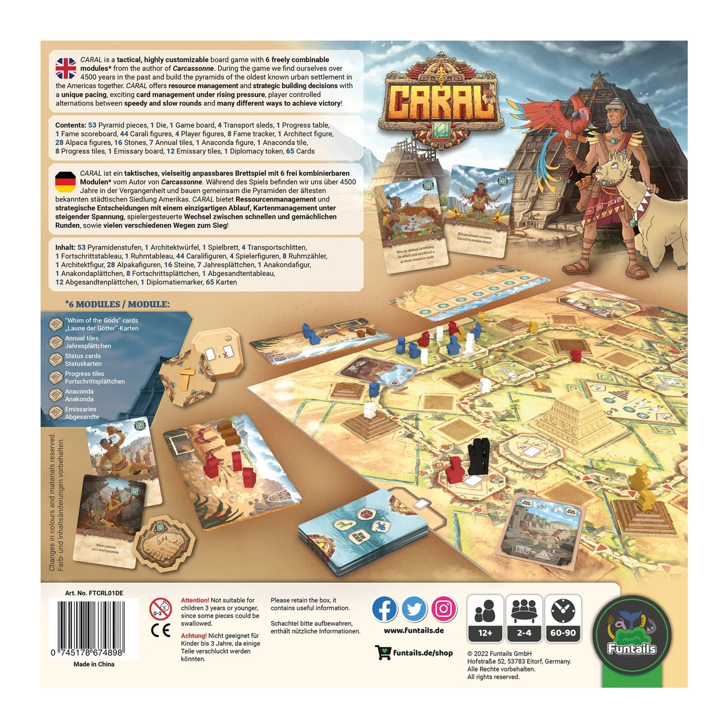 JEU DE BASE CARAL (D,E)