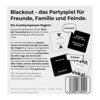 BLACKOUT WHITE EDITION (D)