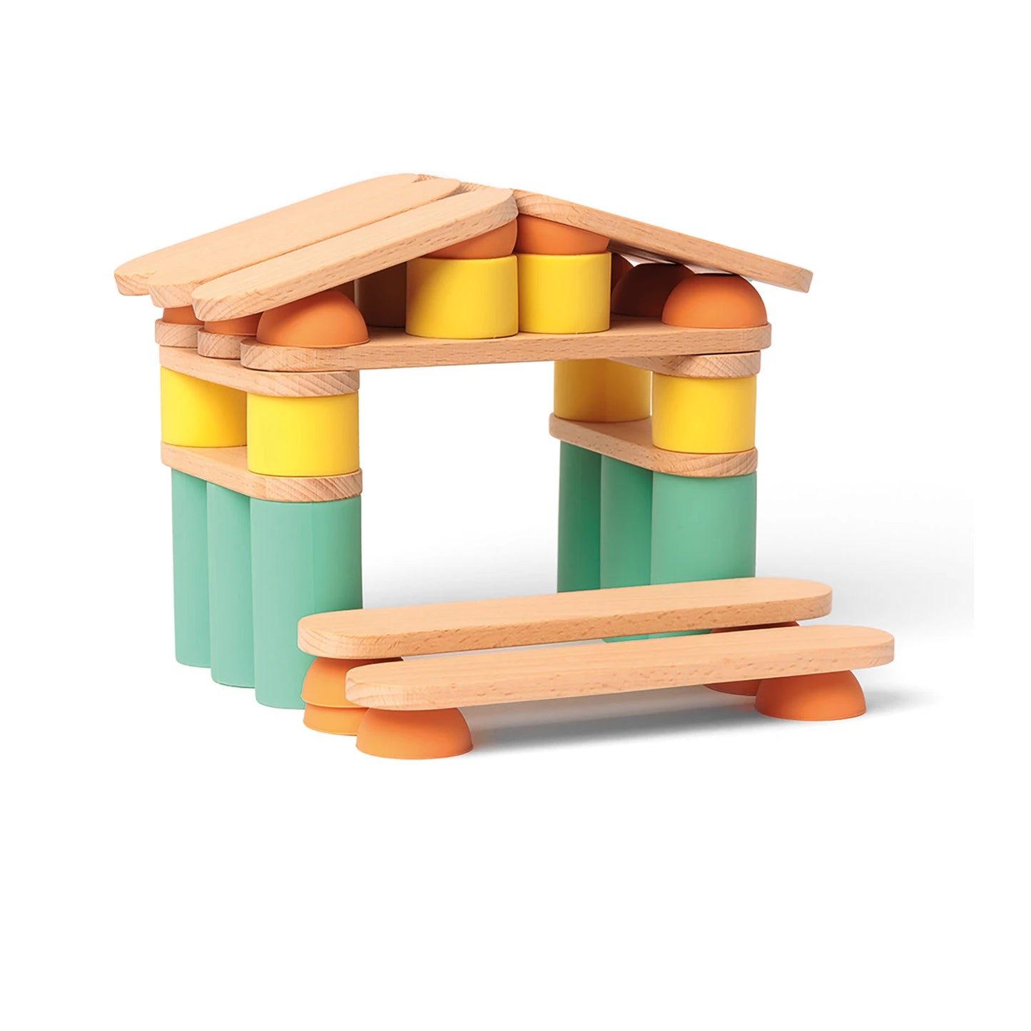 GIOCATTOLO DA COSTRUZIONE STIX, 60 PEZZI