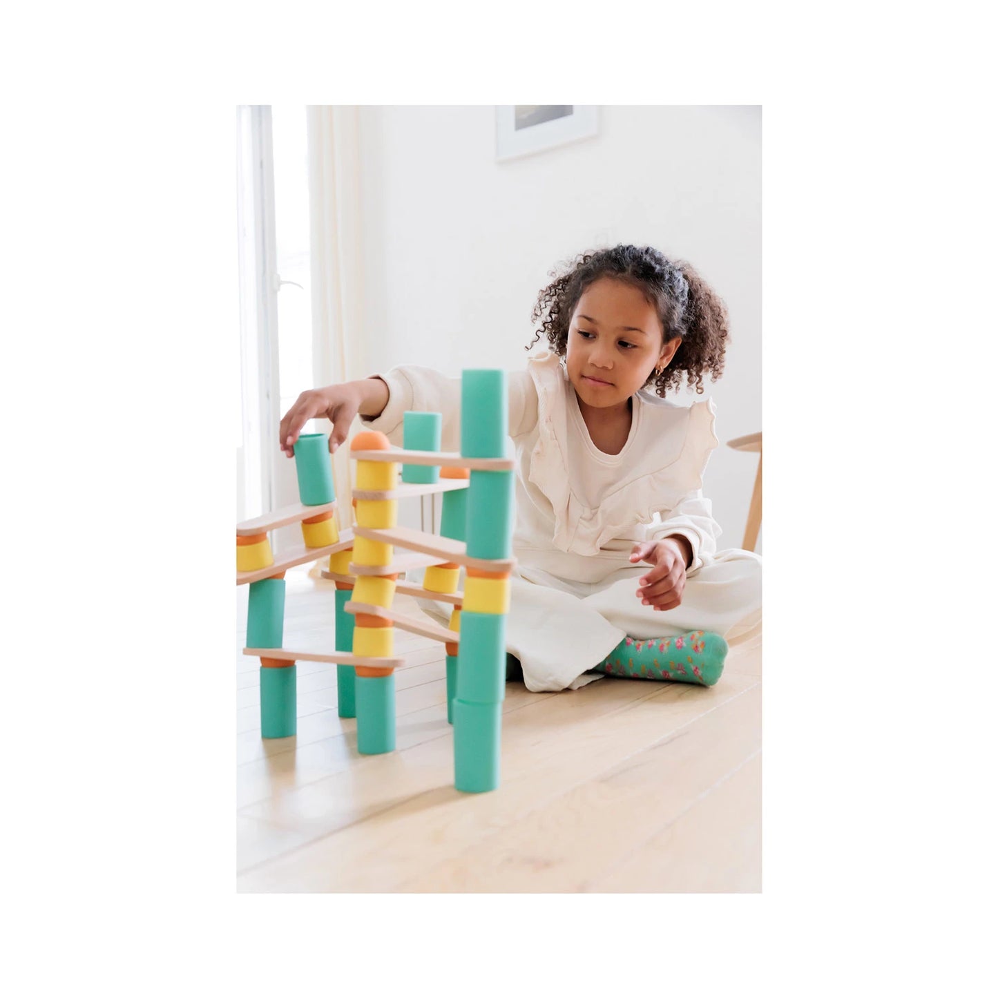 GIOCATTOLO DA COSTRUZIONE STIX, 60 PEZZI