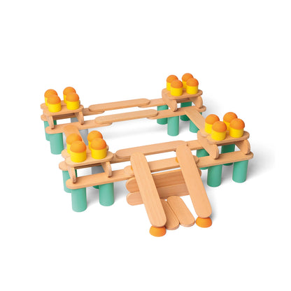 STIX BAUSPIELZEUG, 108 TEILE