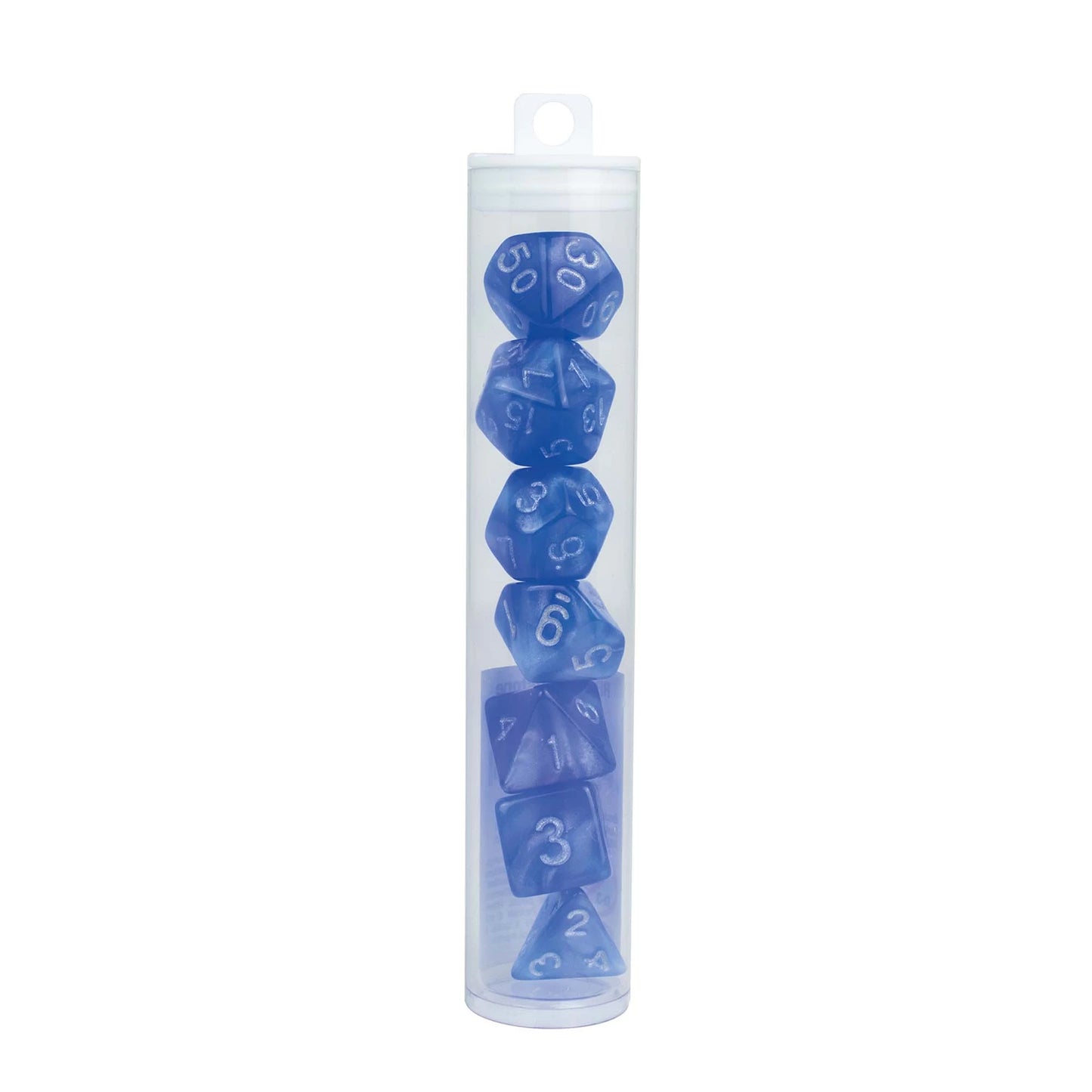 SET DI DADI RPG MOONSTONE BLU