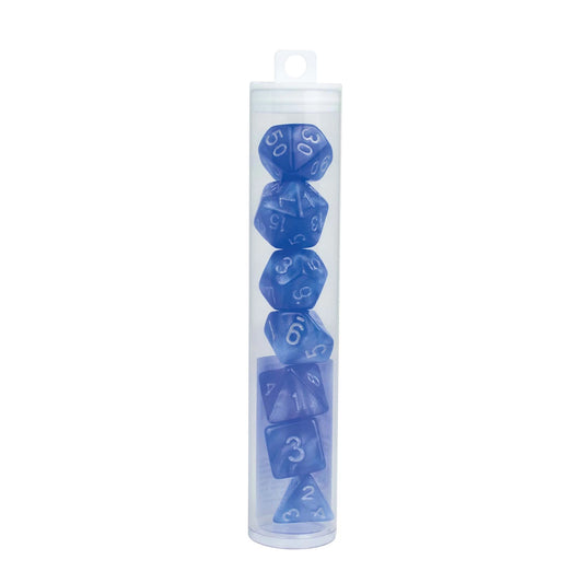 SET DI DADI RPG MOONSTONE BLU