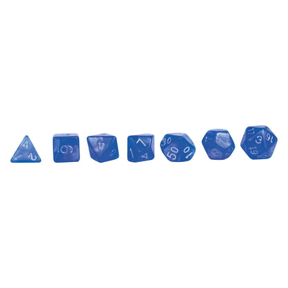 SET DI DADI RPG MOONSTONE BLU