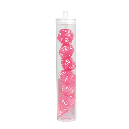 SET DI DADI RPG MOONSTONE, ROSA