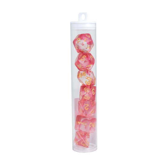 SET DI DADI RPG CRYSTAL, ROSSI
