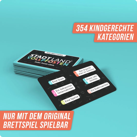 STADT LAND VOLLPFOSTEN JUNIOR - Erweiterung für das Brettspiel (D)