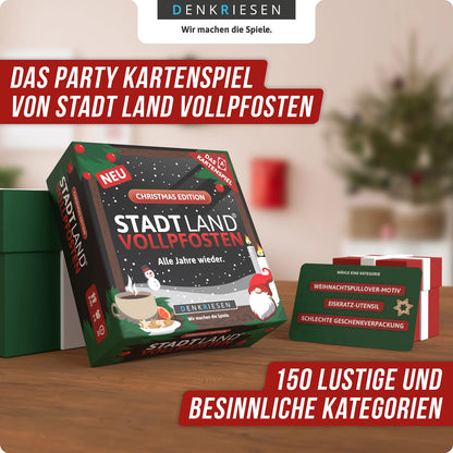 STADT LAND VOLLPFOSTEN – KARTENSPIEL WEIHNACHTS-EDITION (D)