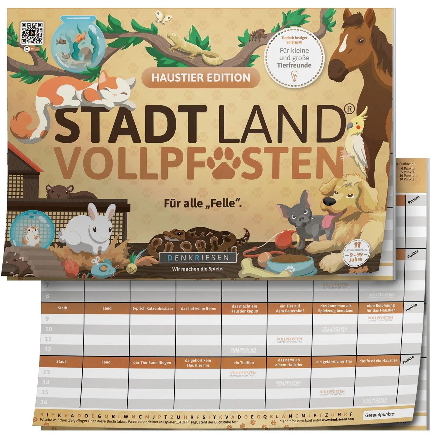 STADT LAND VOLLPFOSTEN – HAUSTIER-AUSGABE DIN A4 (D)