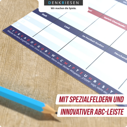 STADT LAND VOLLPFOSTEN - FUSSBALL-EDITION IM DIN A4-BLOCK (D)