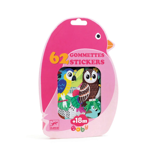 AUFKLEBER FÜR KLEINE VÖGEL