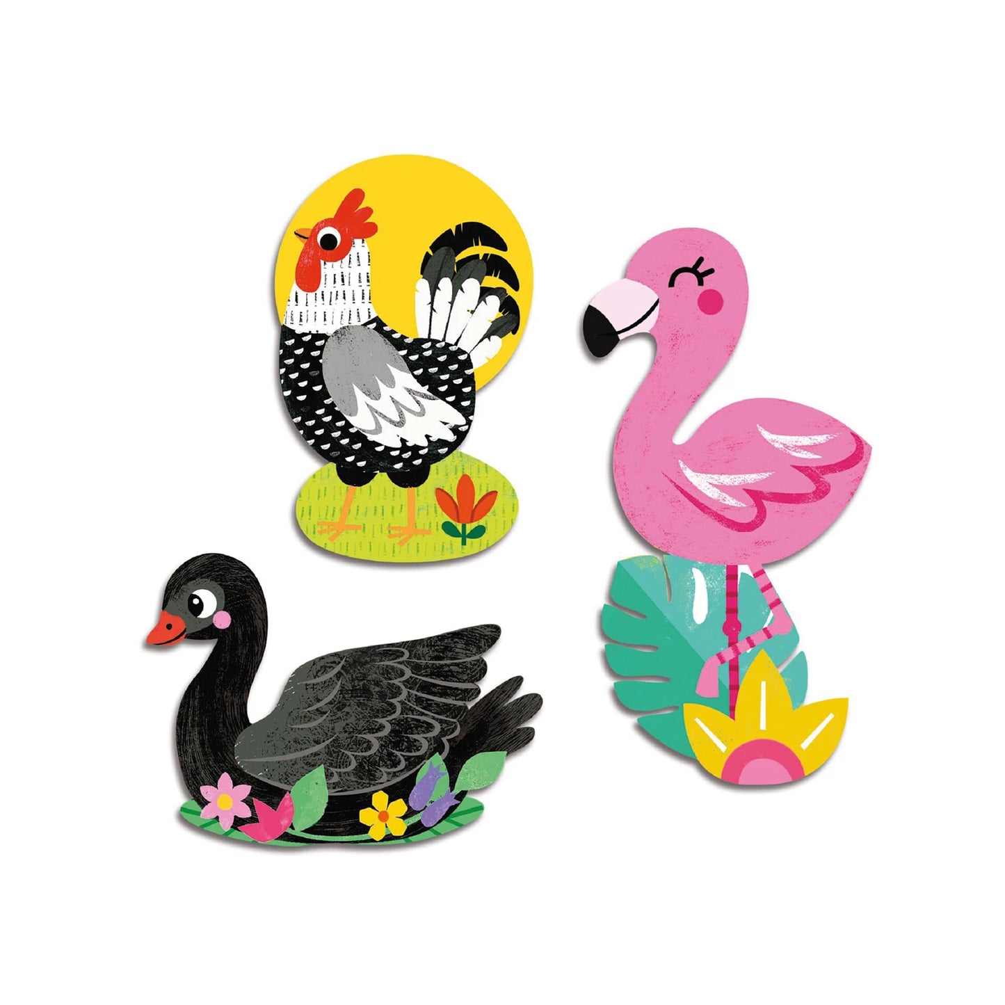 AUFKLEBER FÜR KLEINE VÖGEL