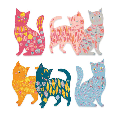 BRICOLAGES EN PAPIER AVEC DES CHATS